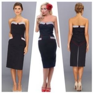Unique Vintage Top ship shape Sue wiggle dress